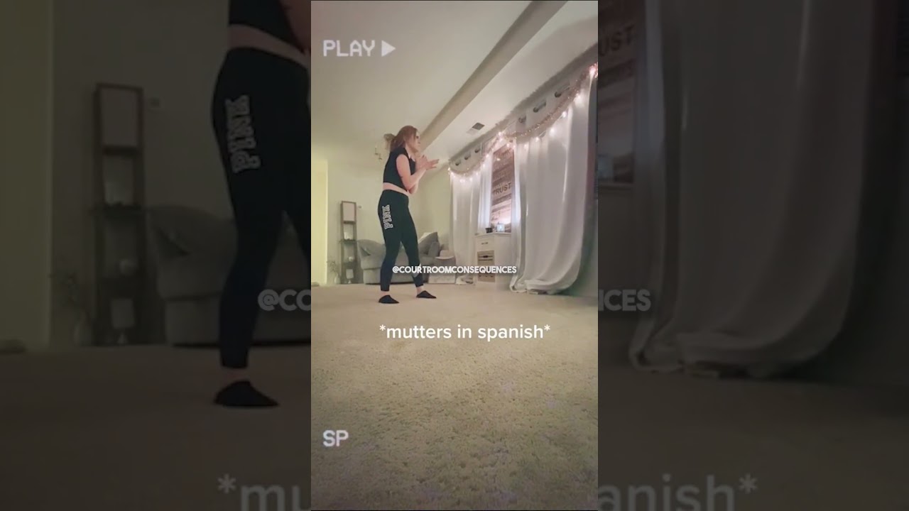 Stalker climbs into woman's apartment while she was filming herself dancing in TikTok video  #fypシ
