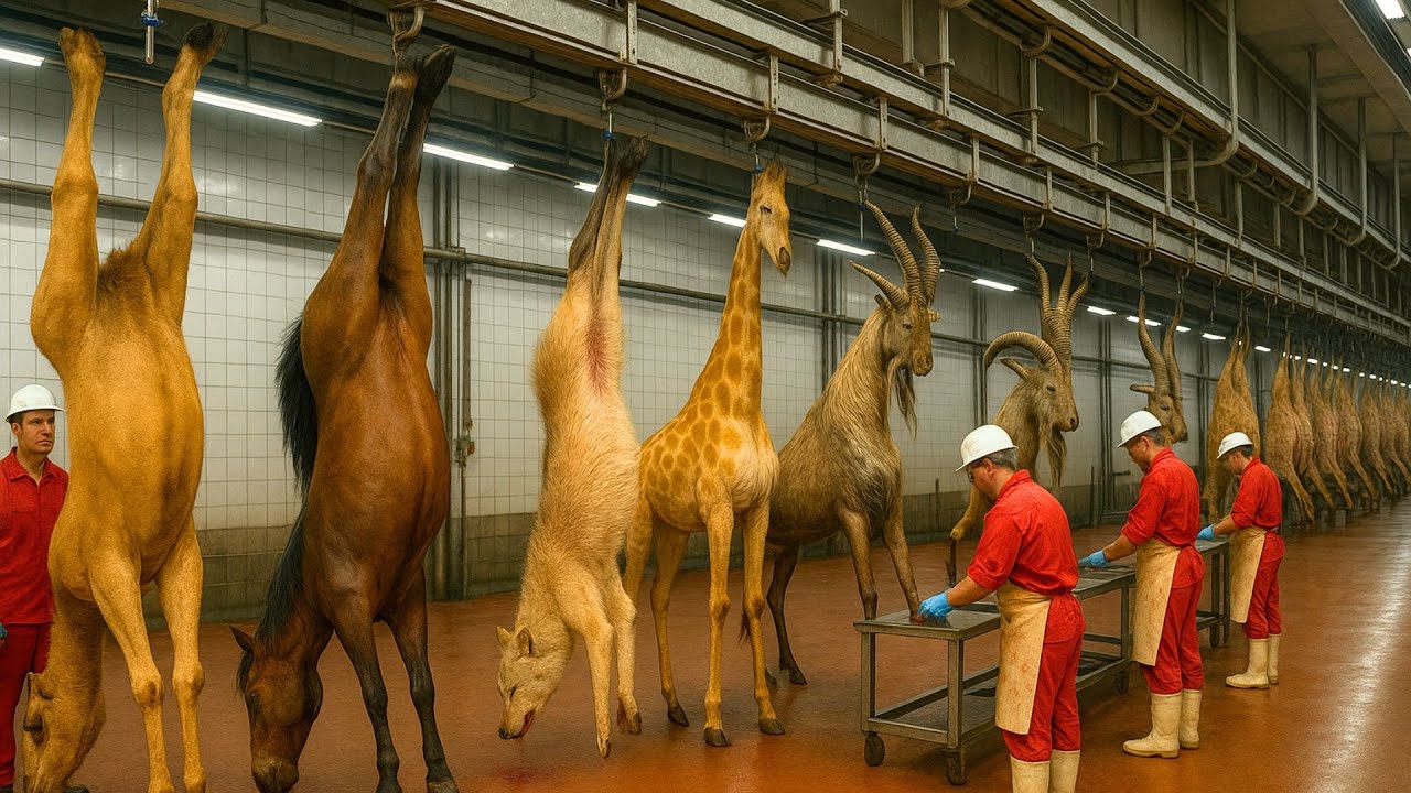 Top 5 Industrial Animal Slaughter & Hide Processing Plants | World's Largest Modern Factories