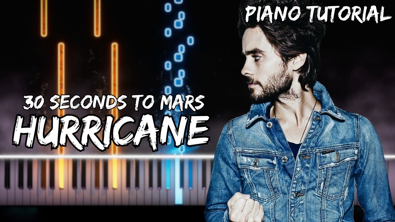 30 Seconds To Mars - Hurricane (Piano Tutorial)