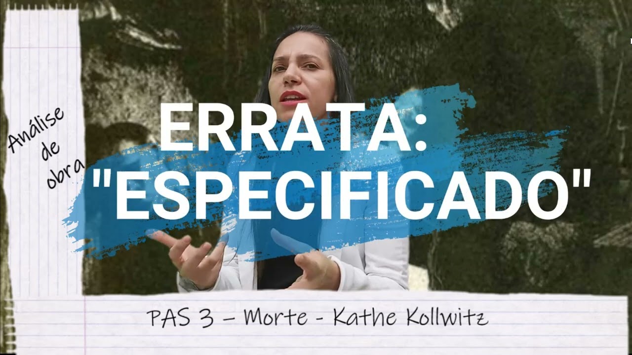 MORTE - KATHE KOLLWITZ - ANÁLISE DE OBRA DO PAS - 3ª ETAPA
