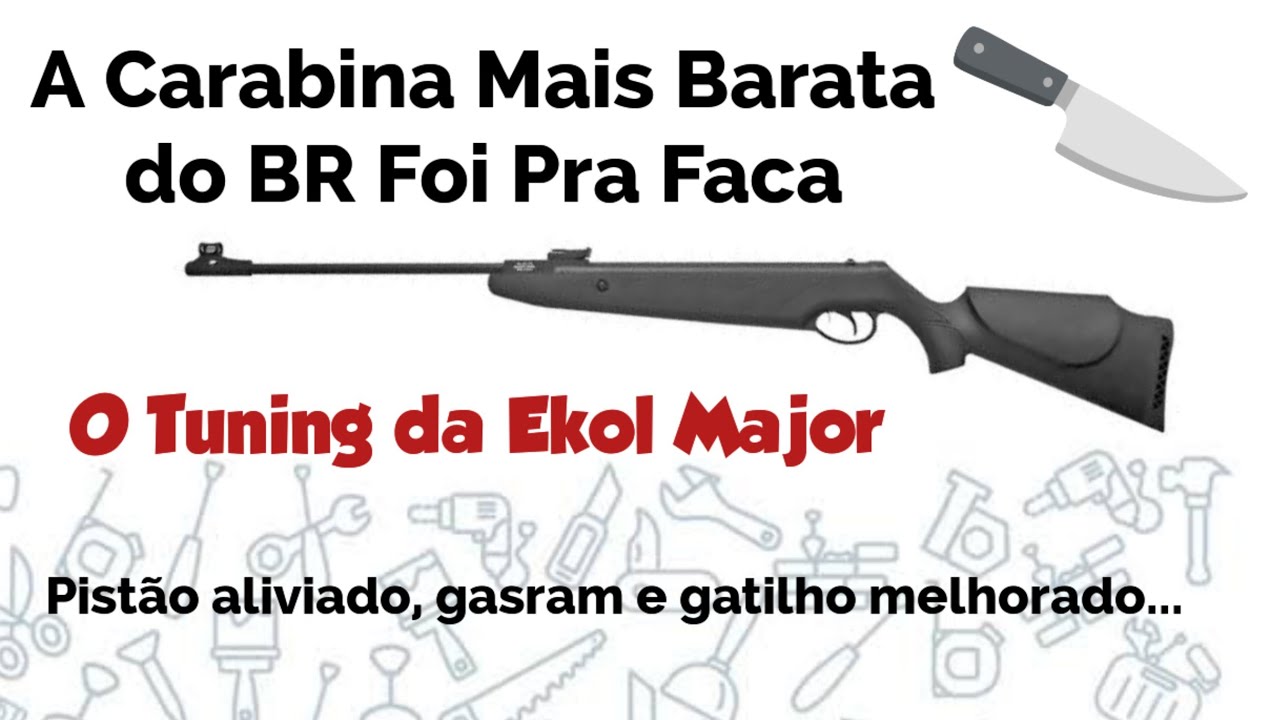 Customizei a Ekol Major... Veja o que deu...