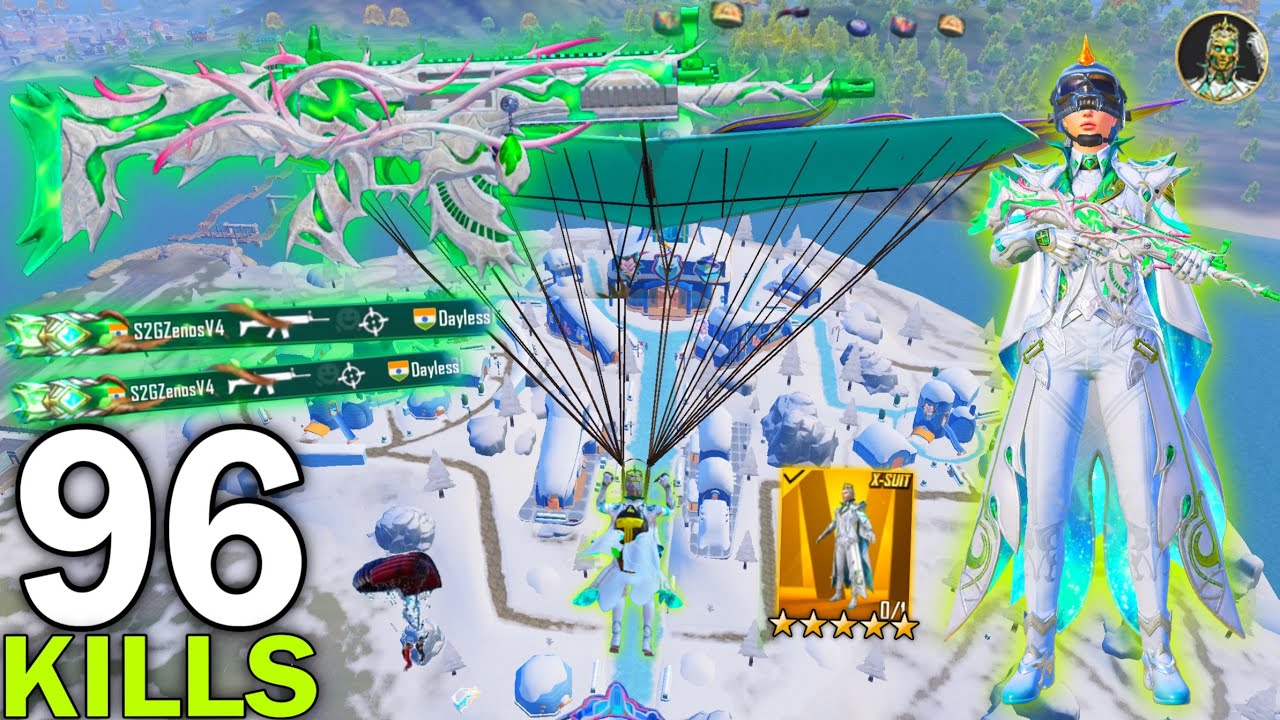96 KILLS!😱NEW BEST X-SUIT GAMEPLAY 🔥Silvanus GAMEPLAY - Pubg Mobile