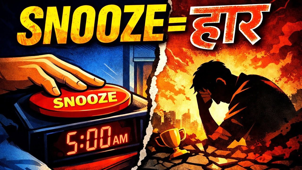 Snooze = Failure ।। उठ या हार मान ले।। Motivation।। 