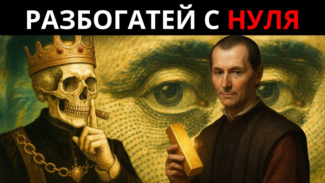 СТАНЬ БОГАТЫМ С НУЛЯ: ЗАПРЕЩЁННЫЕ ПРАВИЛА МАКИАВЕЛЛИ О ДЕНЬГАХ И ВЛАСТИ