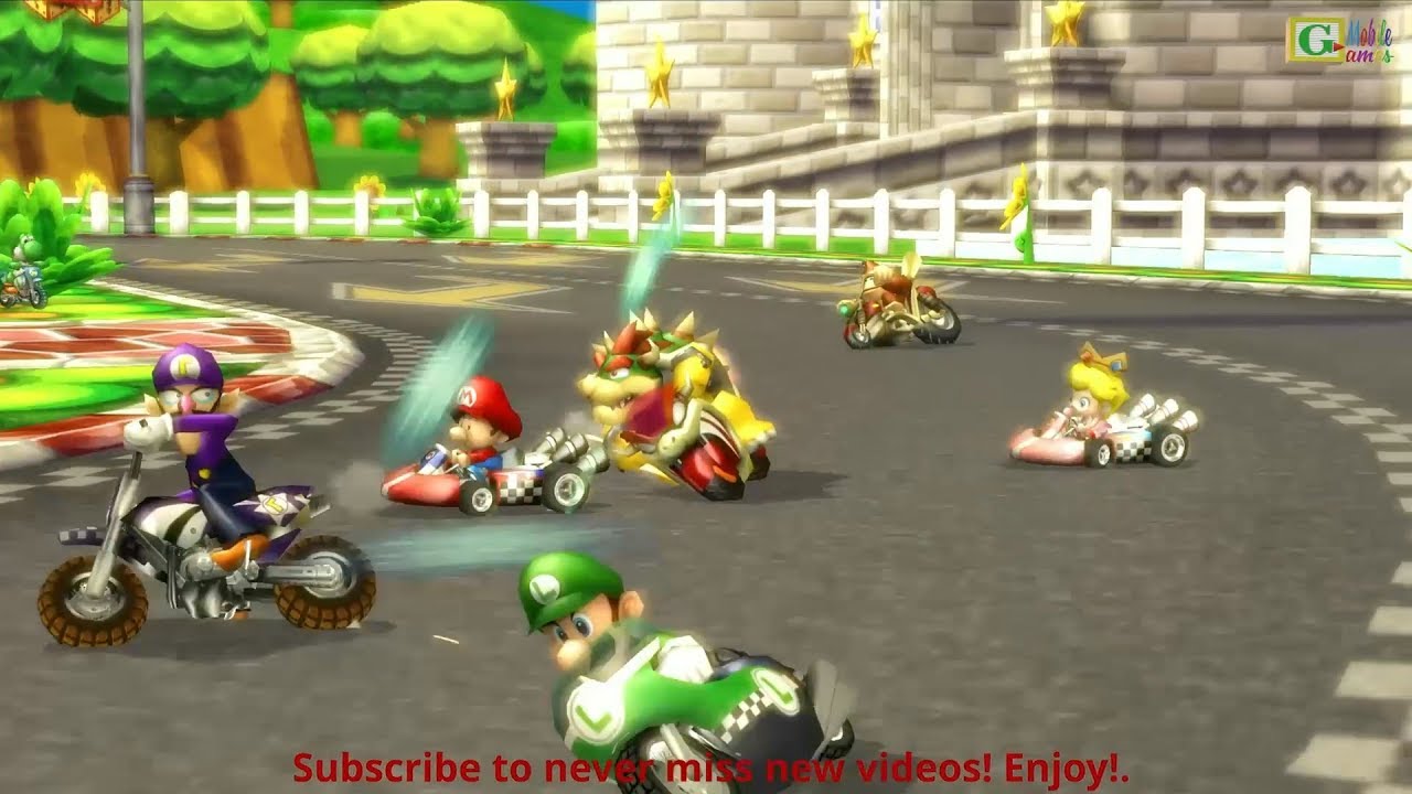 Mario Kart Wii - Bowser, 150cc Flower Cup Race (Video Games)