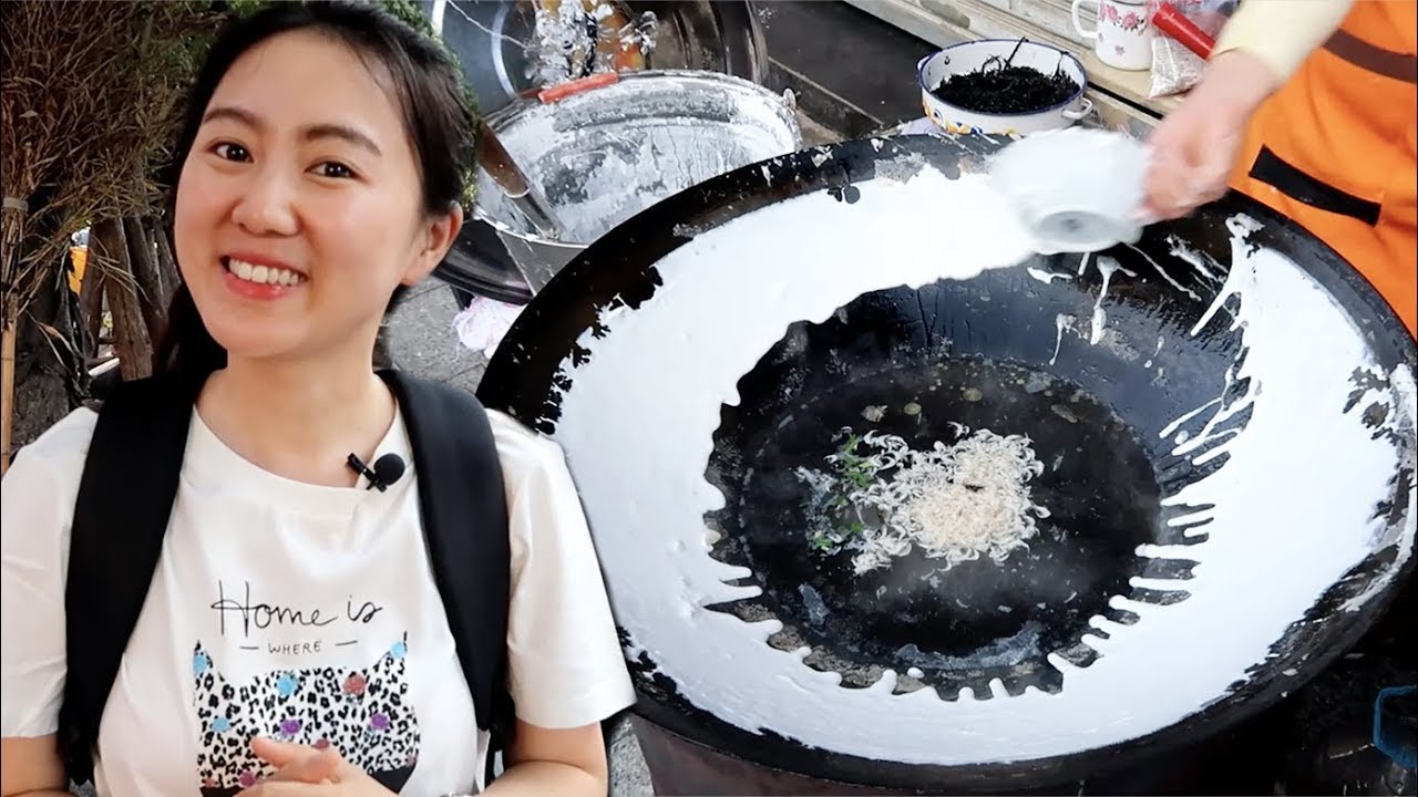 福州最知名早餐小吃，1米大锅烫米浆，3块5一碗，想吃得抢座