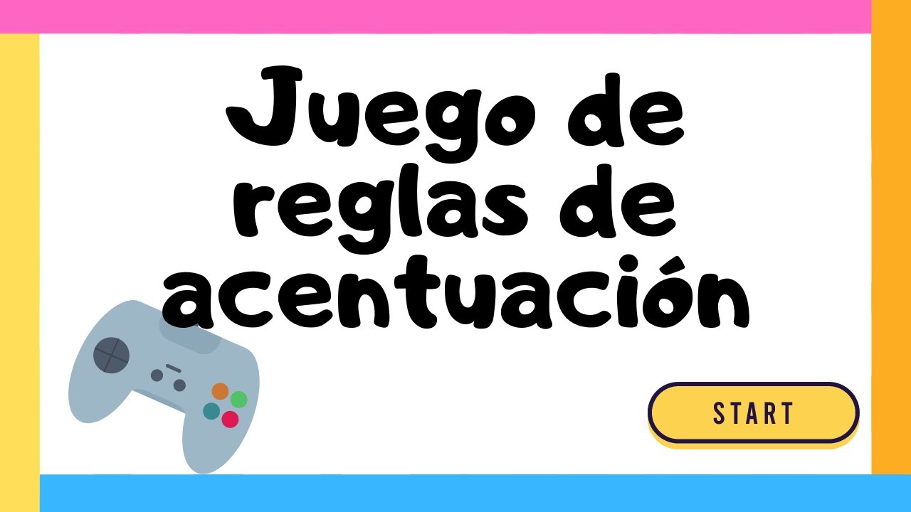 🔴 JUEGO DE REGLAS DE ACENTUACIÓN 🎮 | TEST PARA 👧🏻👦🏽