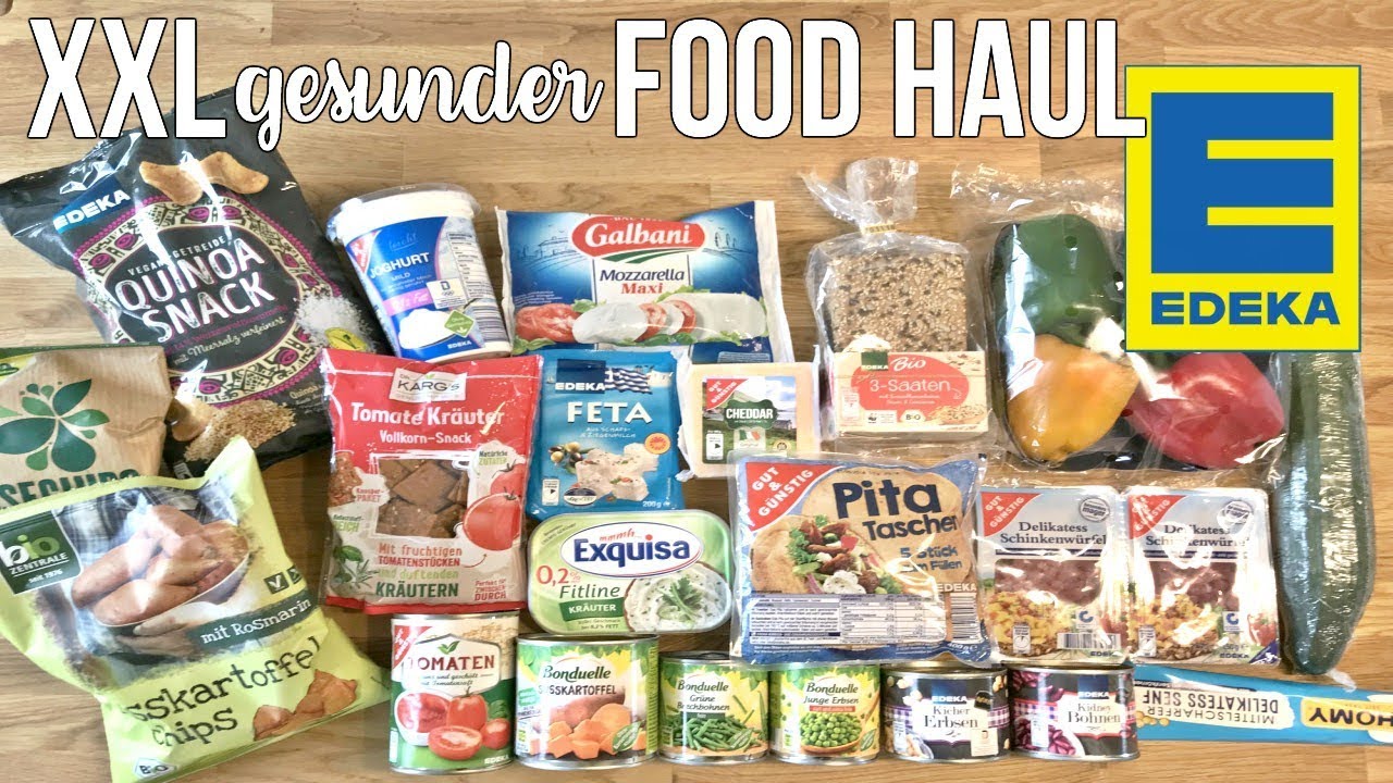XXL GESUNDER FOOD HAUL (EDEKA) ⎮weeklyMel