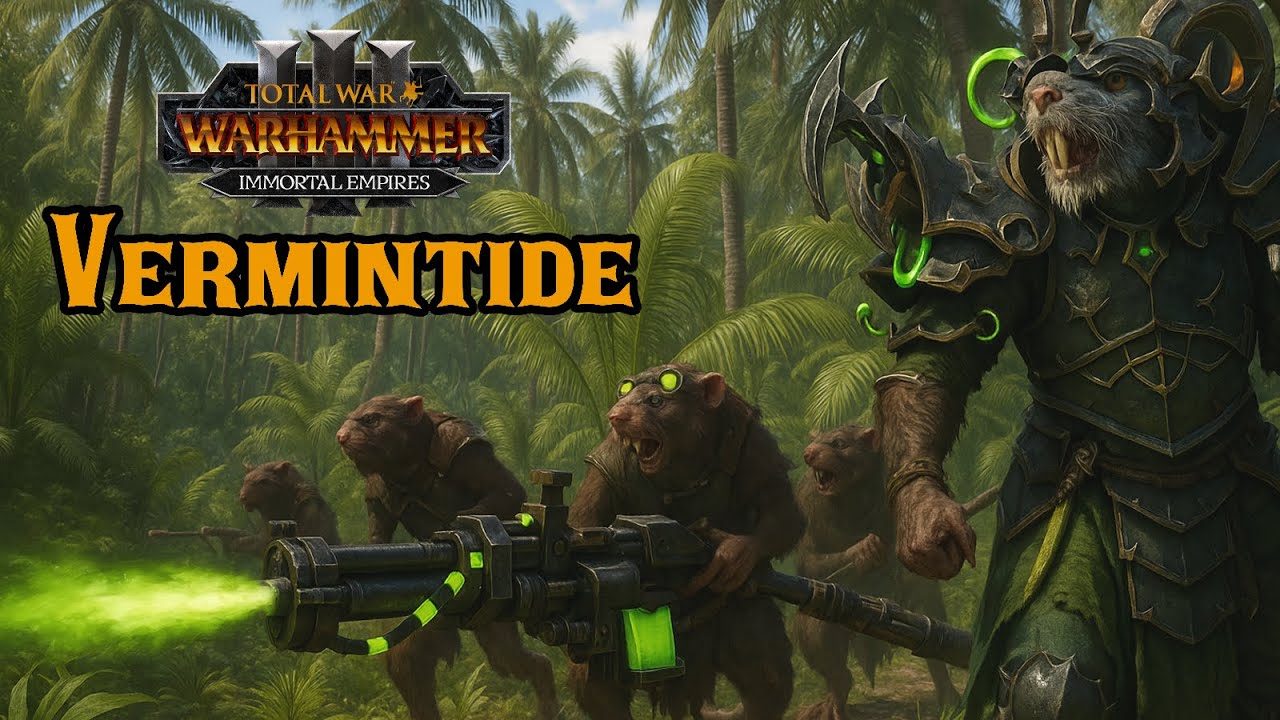 The VERMINTIDE: Skaven Campaign Army Composition - Total War: Warhammer 3 Immortal Empires