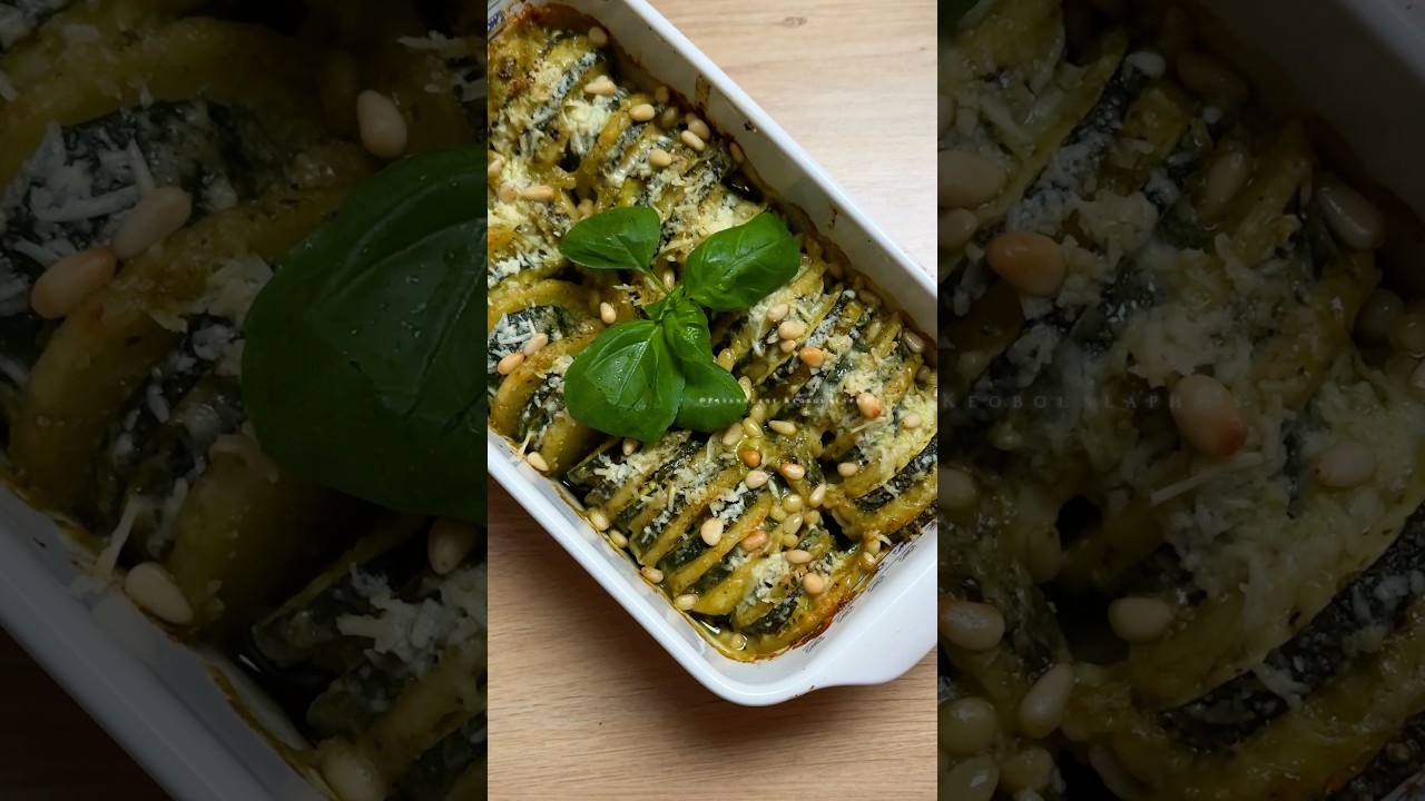 Potatoes and Zucchini Gratin #food #foodshorts #shorts #gratin #dinner #tasty #potatoes #zuchinni