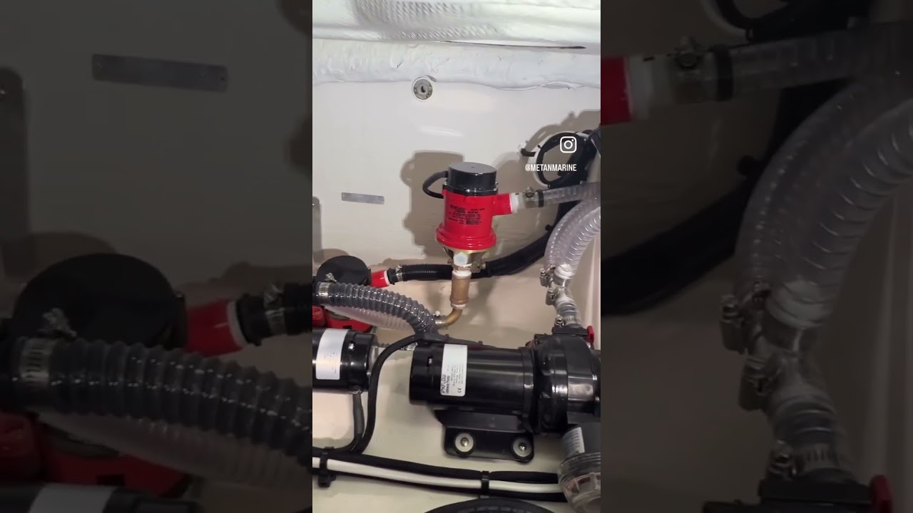 #shorts Short video of the #pumpsystems on the @edgewaterboats #boatrefit currently a #boatproject