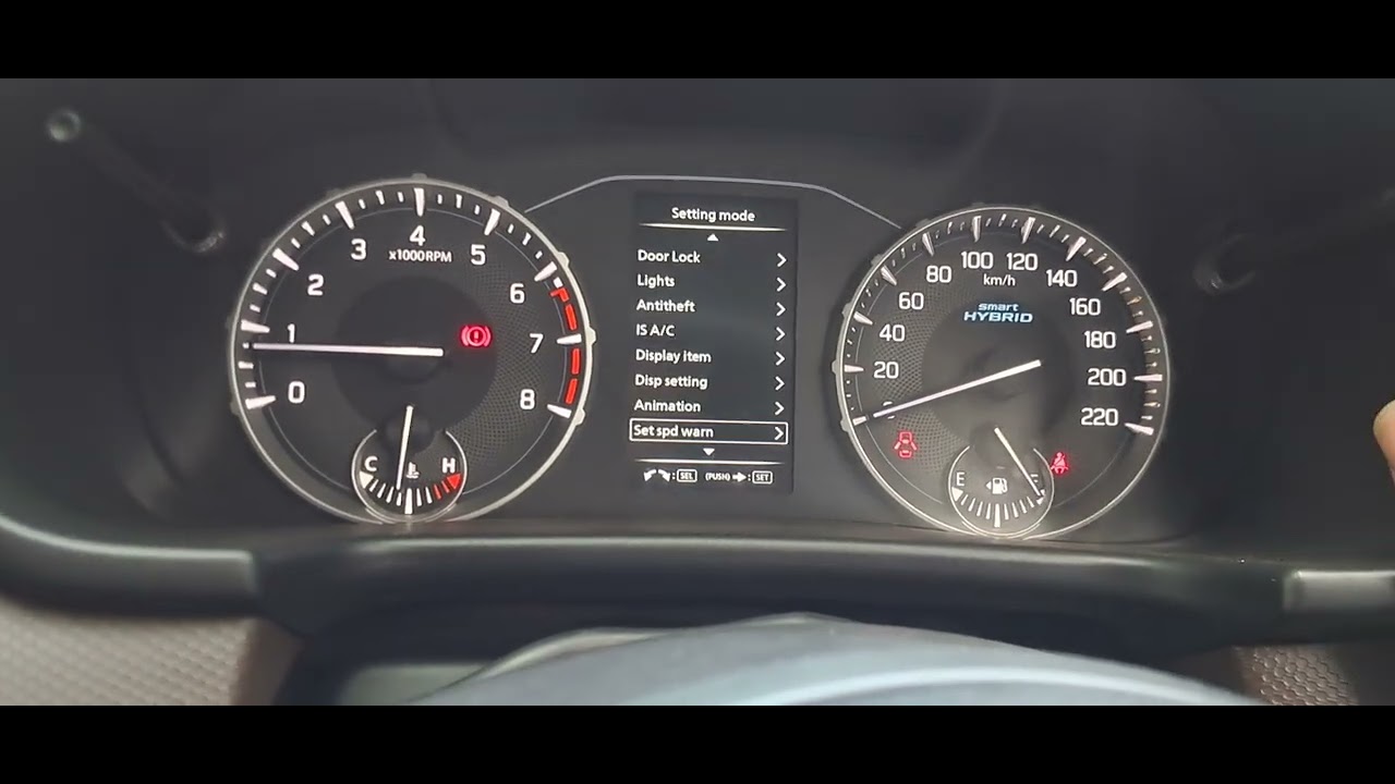BREZZA HIDDEN FEATURE SPEED LIMIT ACTIVE AND INACTIVE PROCESS