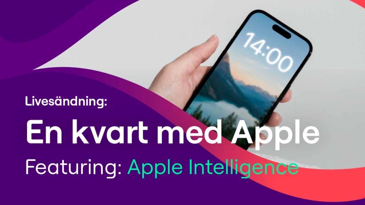 En kvart med Apple featuring Apple Intelligence