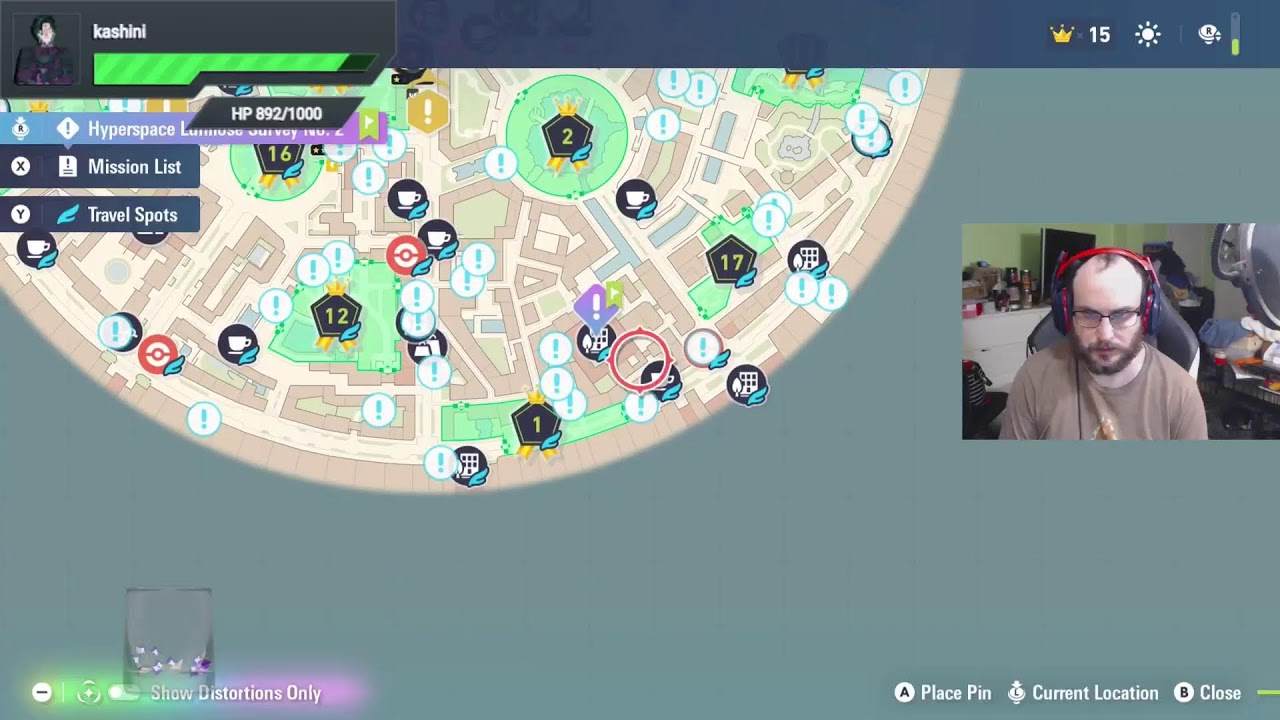 I want to get the distortion zones