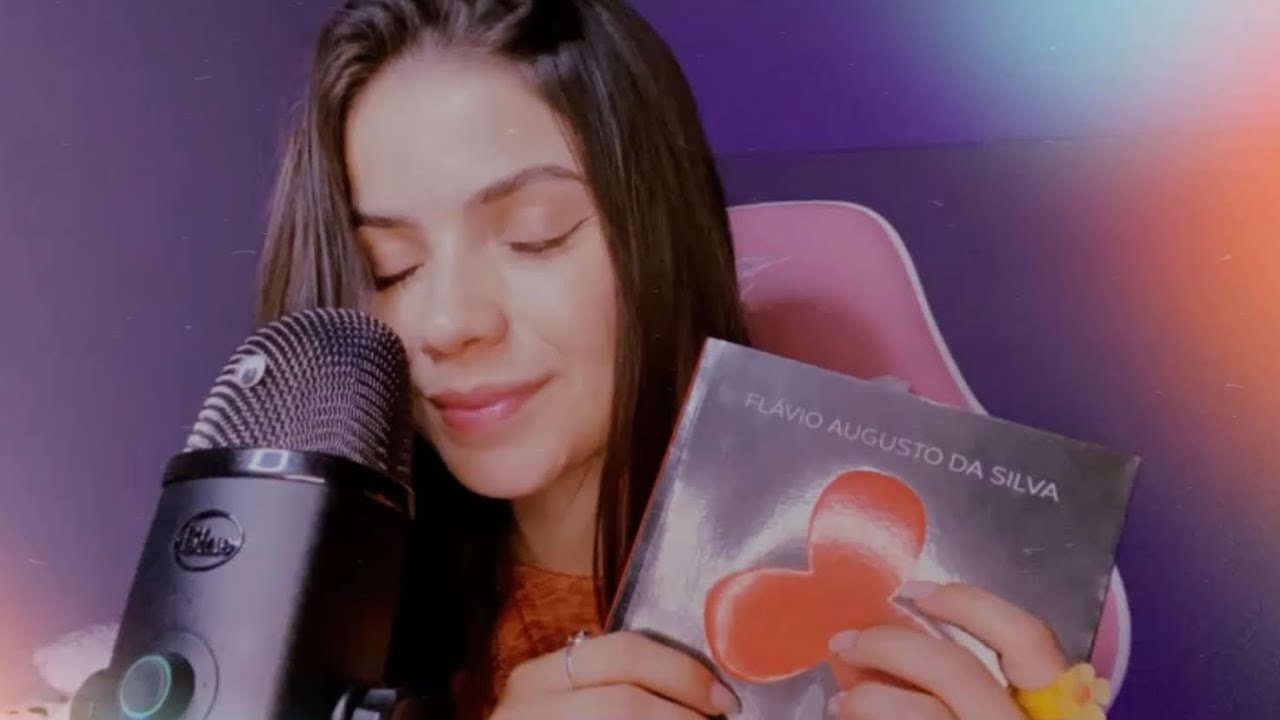 ASMR LENDO FRASES SATISFATÓRIAS DO LIVRO DE FLÁVIO AUGUSTO | JUST TALKING