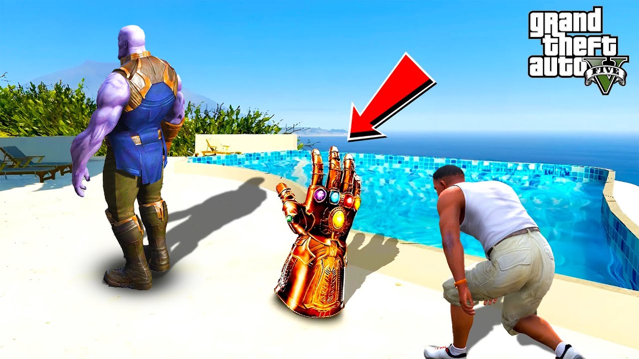 Franklin Stealing Thanos Infinity Gauntlet Hand in GTA 5 || Gta 5 Tamil