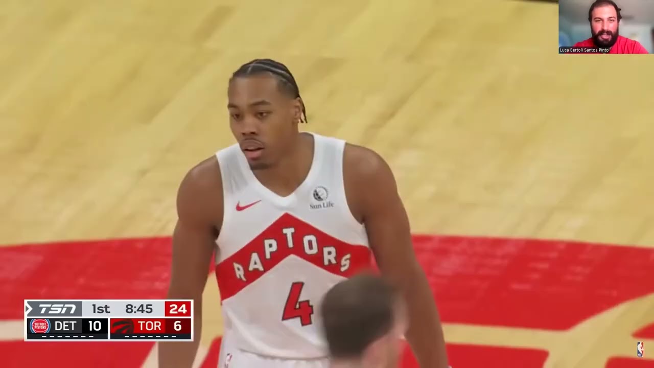 Análise NBA Toronto vs Detroit -Aula On-line de Basquete 🏀