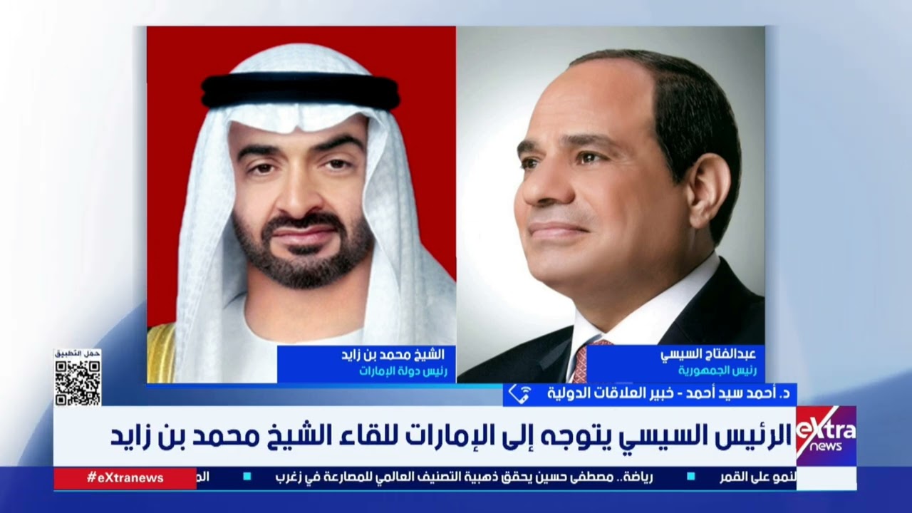 د.أحمد سيد أحمد: العلاقات المصرية الإماراتية استراتيجية وهناك توافق بين البلدين لمواجهة التحديات