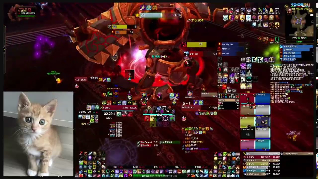 암흑 원령(Dark Animus)_혈죽탱(Blood DK)_World of Warcraft Classic_MOP_ToT 10man Heroic