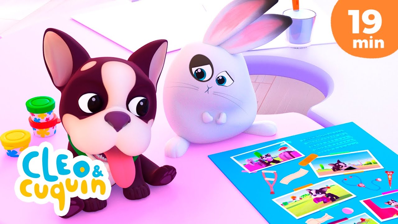 LITTLE PAPER PLANES | The Wheels on the Cow Car | Cleo & Cuquin | Songs | Kids