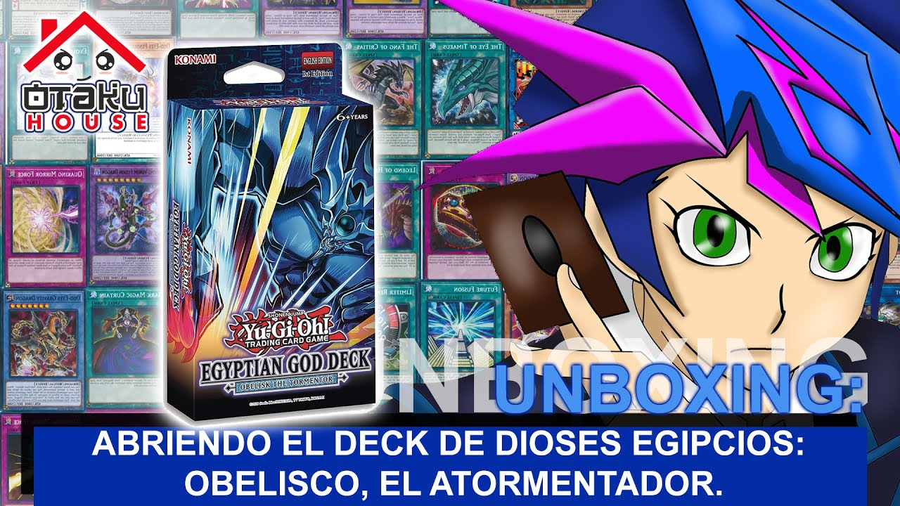 ABRIENDO EL DECK DE YUGIOH DE DIOSES EGIPCIOS – OBELISCO, EL ATORMENTADOR