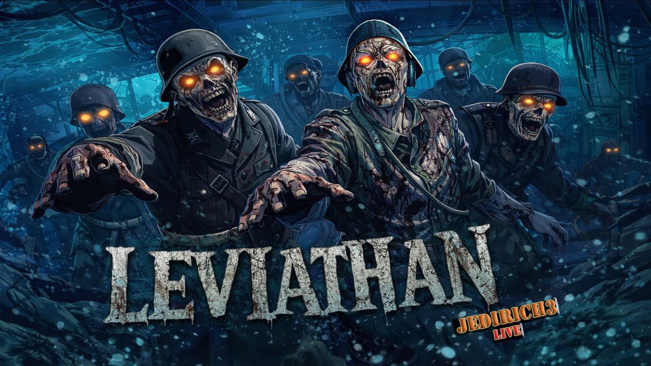 🔴LIVE: playing the modded ZOMBIES map LEVIATHAN for the first time 🔴