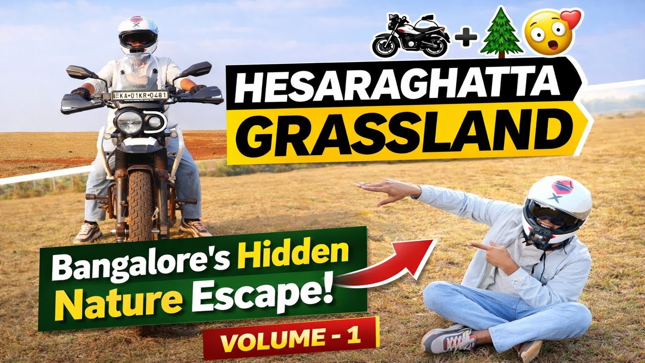 Hesaraghatta Grassland Tour Vol-1 🌾 | Bangalore’s Hidden Nature Escape 😍