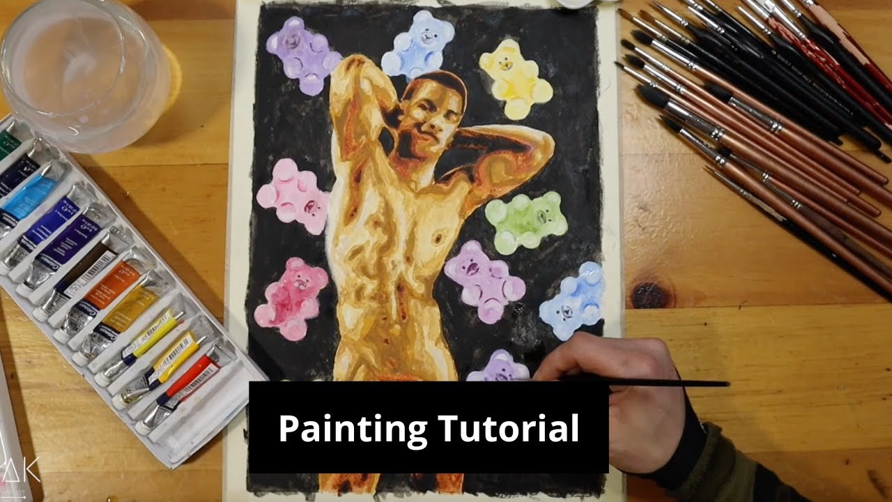 Painting Tutorial Time lapse Episode (95) 
