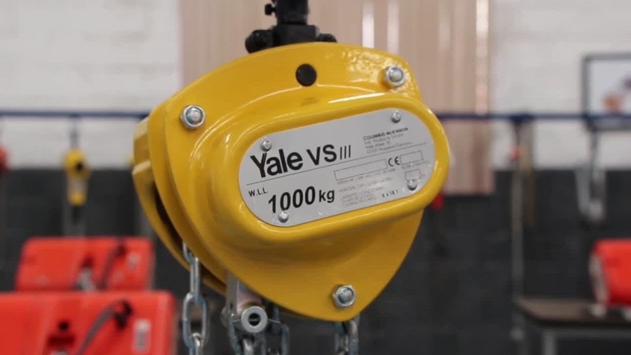 Vídeo de Manutenção Talha Manual Yale VSIII