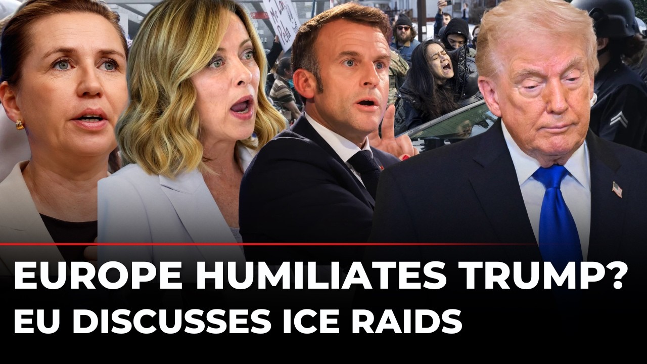 European Parliament LIVE: Big Setback for Trump as EU Debates ICE Raids | Human Rights