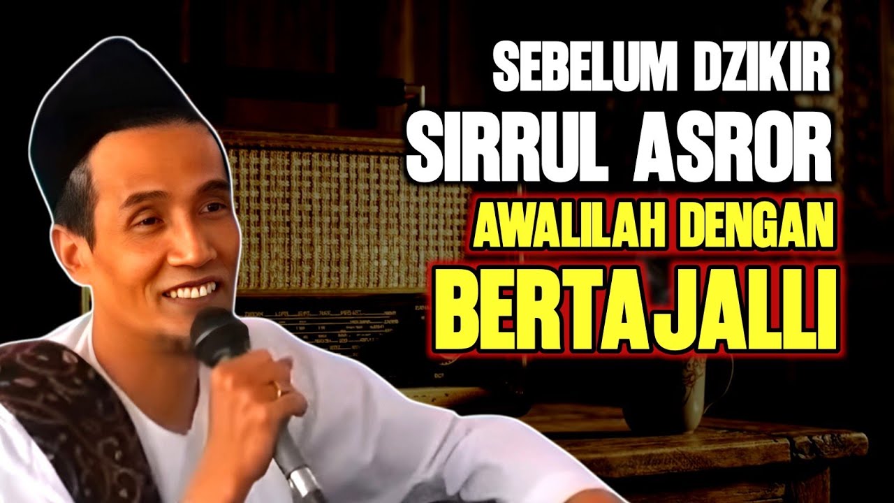 Dzikir Sirrul Asror Tanpa Tajalli Hanya Angan-angan | Gus Son