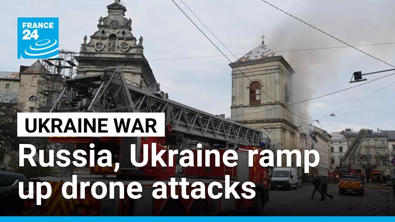 Russia and Ukraine escalate drone attacks as Moscow starts spring offensive &bull; FRANCE 24 English