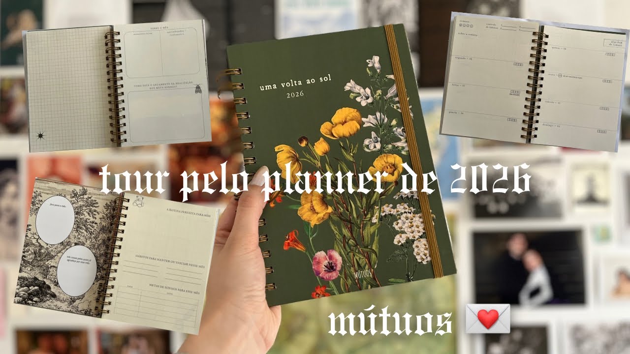 tour pelo meu planner de 2026 da mútuos 📓✨🧸