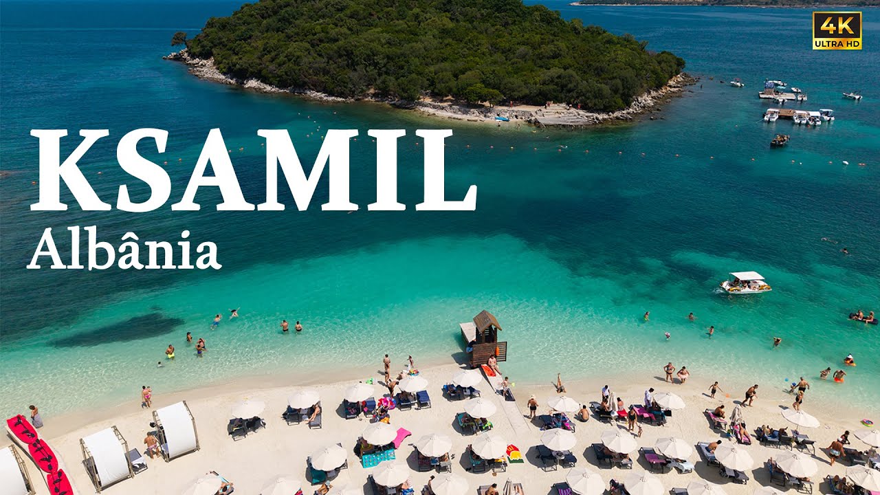 Ksamil na Albânia é uma das mais belas praias da “Riviera albanesa”.