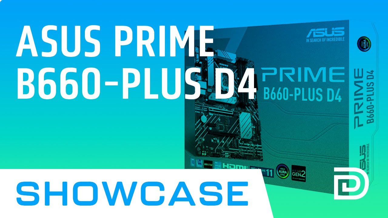 ASUS Prime B660-PLUS D4 LGA 1700 Showcase // Newegg Now