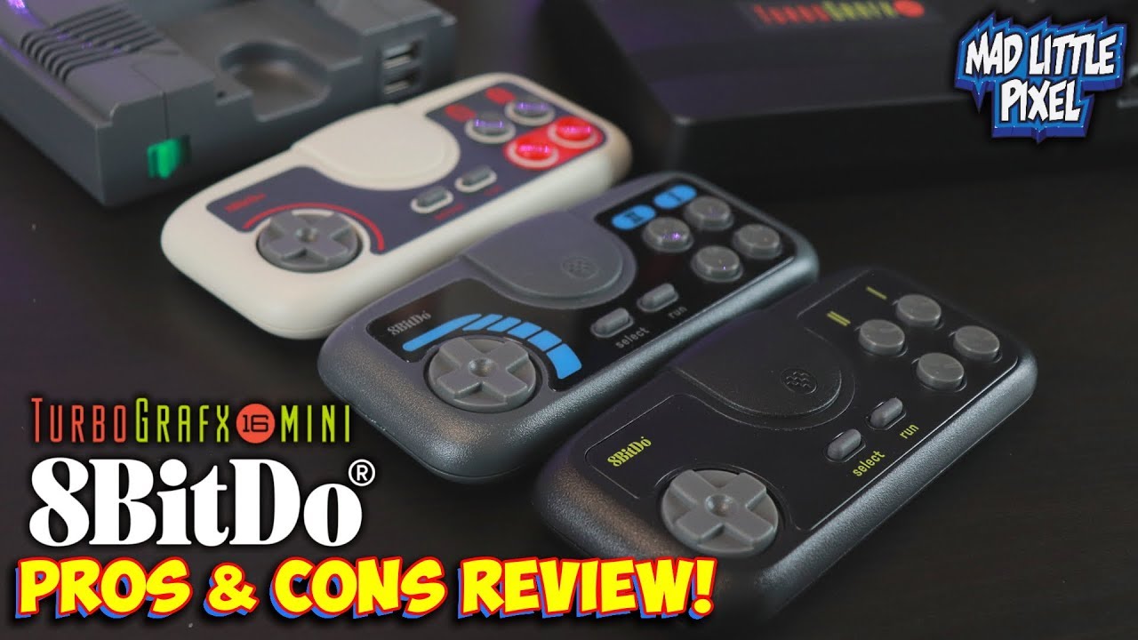 Обзор мини-контроллера 8Bitdo 2.4G Wireless TurboGrafx-16: плюсы и минусы!