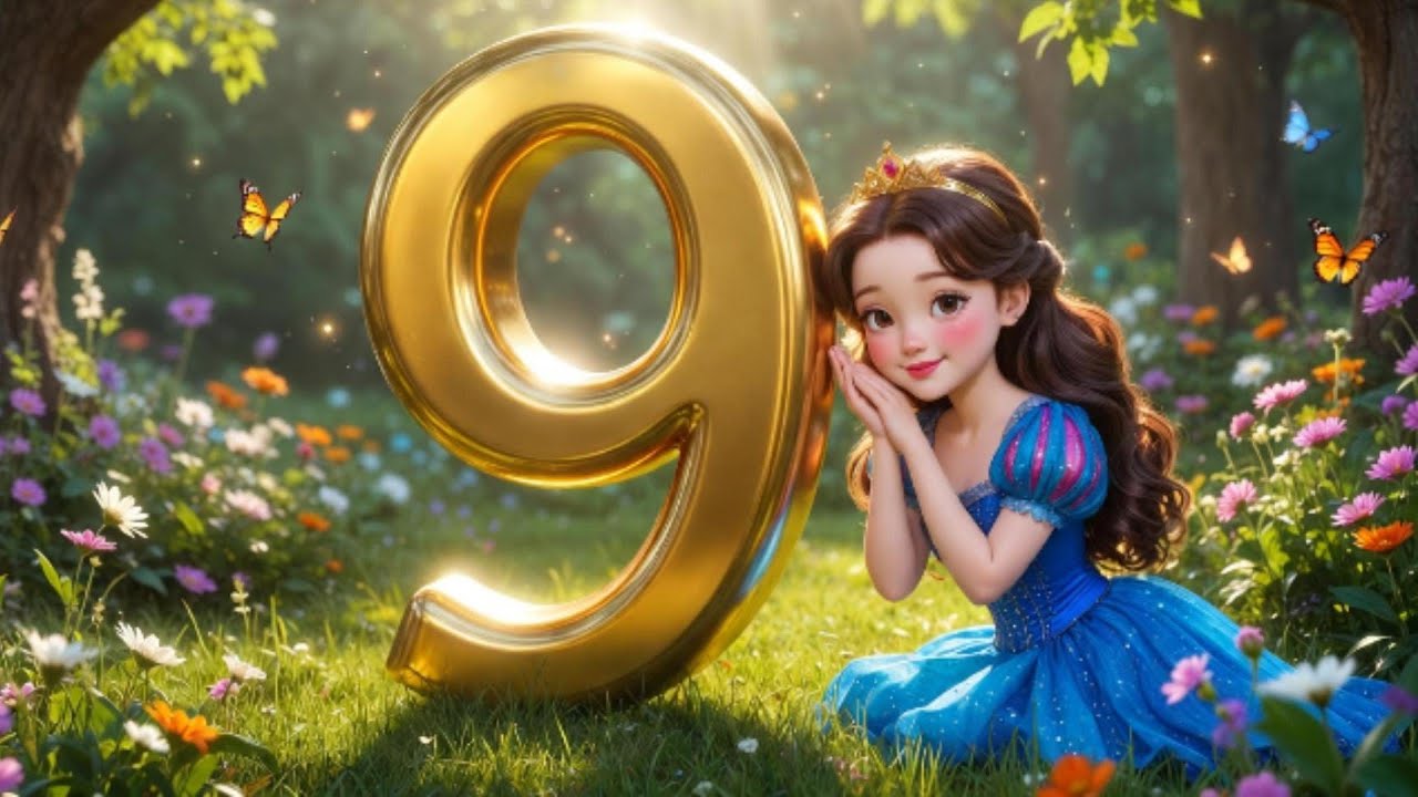 Number 9 for Kids: Learn to Count Ladybugs! 🐞 Phonics & Math