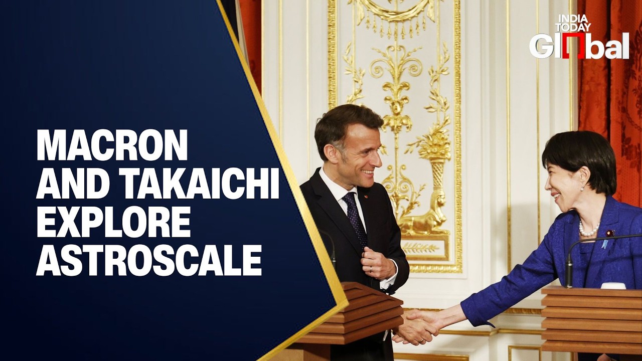 LIVE: Macron and Takaichi Explore Astroscale in Tokyo | France-Japan Space Cooperation