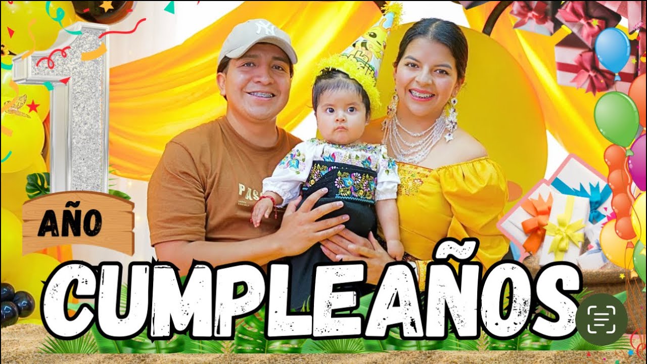 Así fue el primer cumpleaños de mi hija y esta fue su tierna reacción