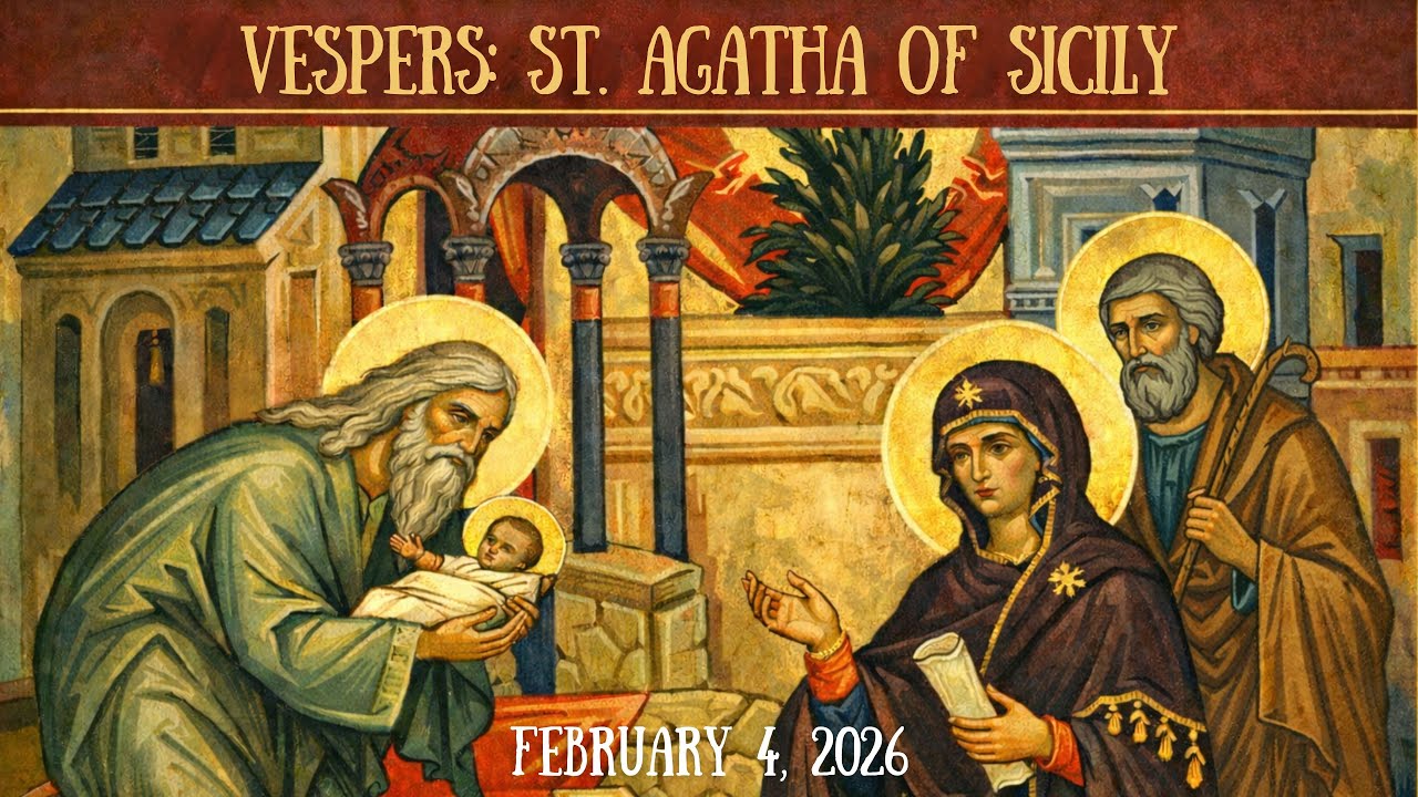 Vespers | St Agatha of Sicily | St Panteleimon Orthodox Christian Outreach (Feb 4, 2026)