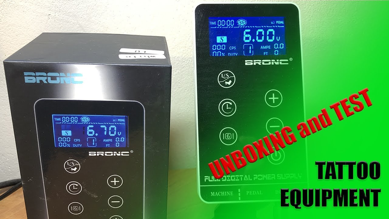 Digital power supply for tattoo machine BRONC