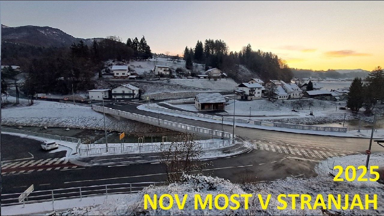 115-LETNICA PRVEGA MOSTU ČEZ REKO KAMNIŠKO BISTRICO V STRANJAH - 2025 je bil dokončan že tretji most