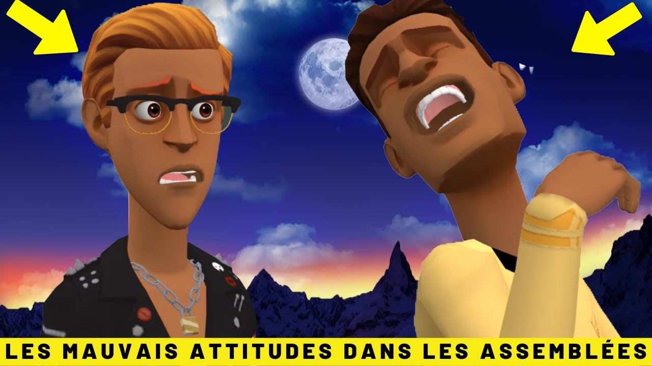 LES MAUVAIS ATTITUDES DANS LES ASSEMBL&Eacute;ES CHR&Eacute;TIENNES ( DESSIN ANIM&Eacute;E ) HD 2022
