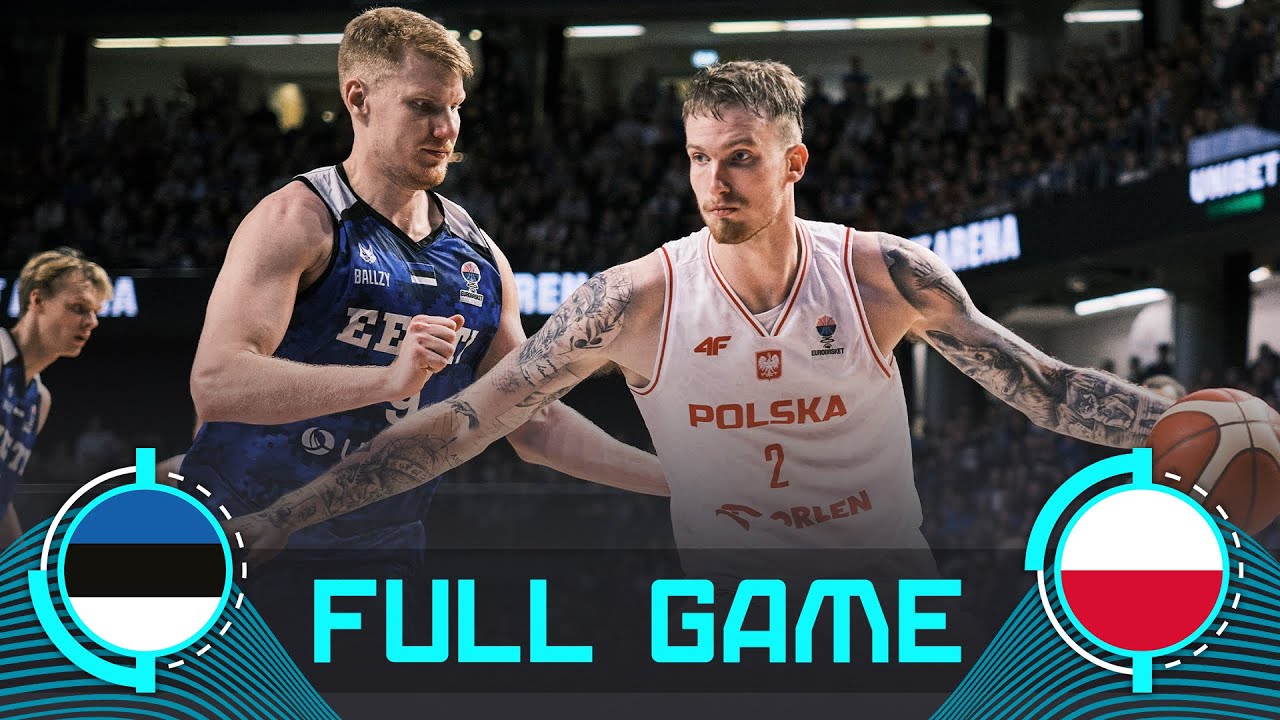Estonia v Poland | Full Basketball Game | FIBA EuroBasket 2025 Qualifiers