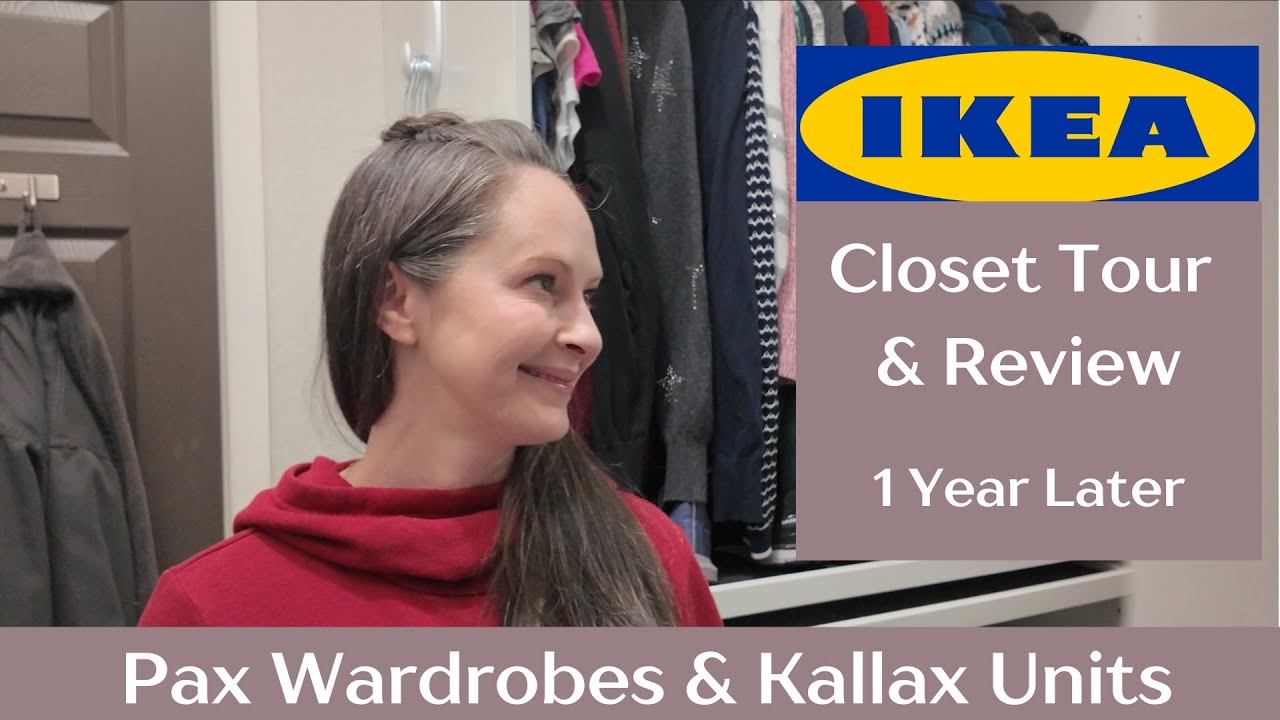 Ikea Pax Kallax Wardrobe: 1 Year Review | Closet Organization Tips Tour 2024