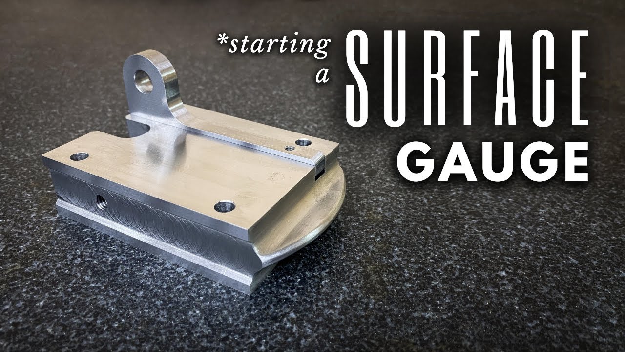 Making a Surface Gauge (Part 1) || INHERITANCE MACHINING