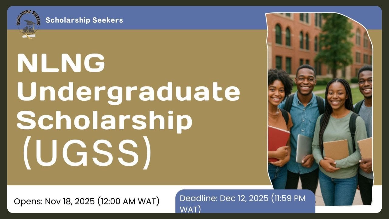 NLNG Undergraduate Scholarship 2025 Apply Before Dec 12 or Miss Out! (NOW CLOSED)