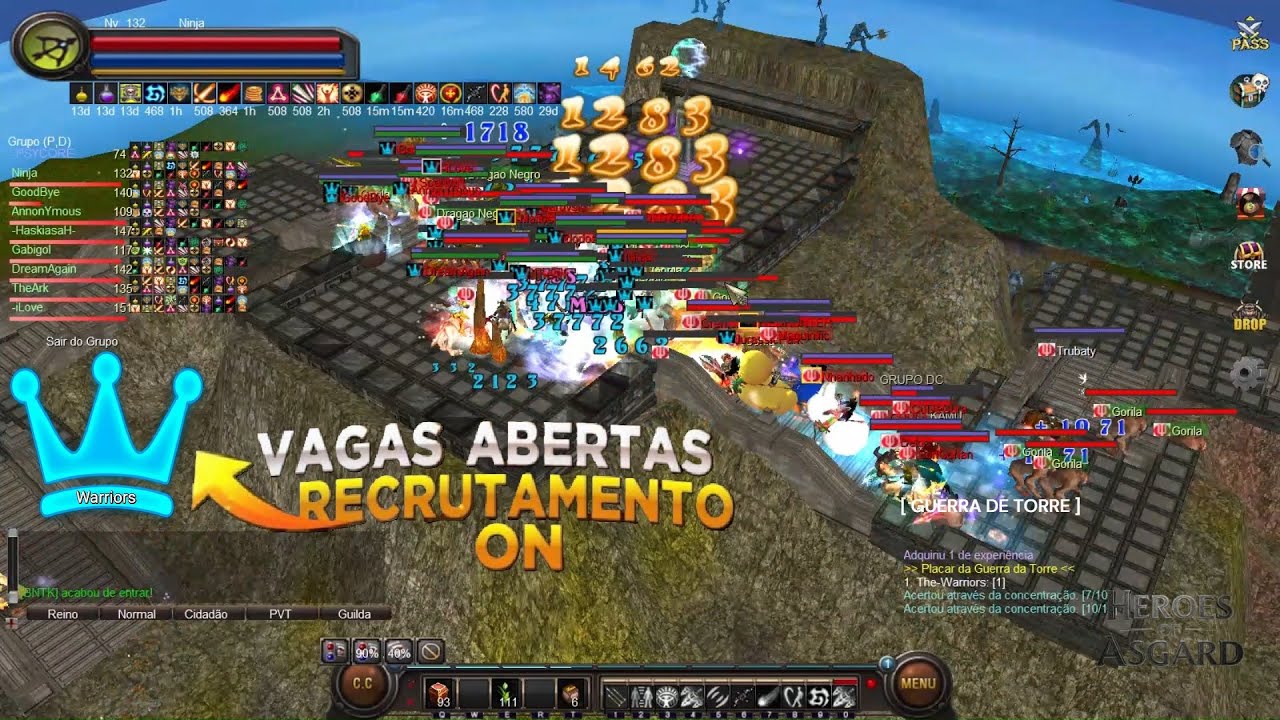 WYD Heroes Of Asgard - WARRIOR'S RECRUTA BLUE'S DE GUERRA.