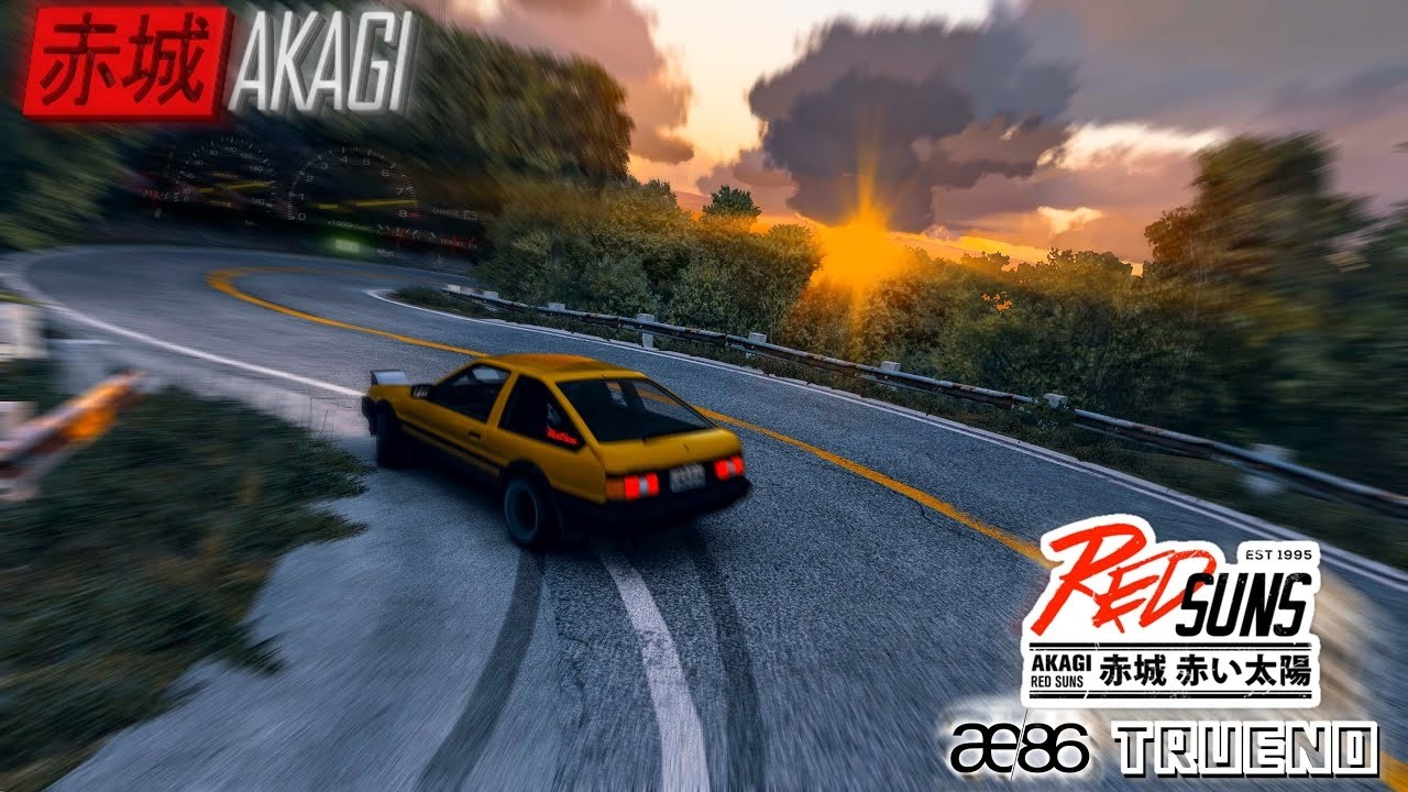 Assetto Corsa @ Akagi Mountain Pass : 3:00.896 AE86 Tuned