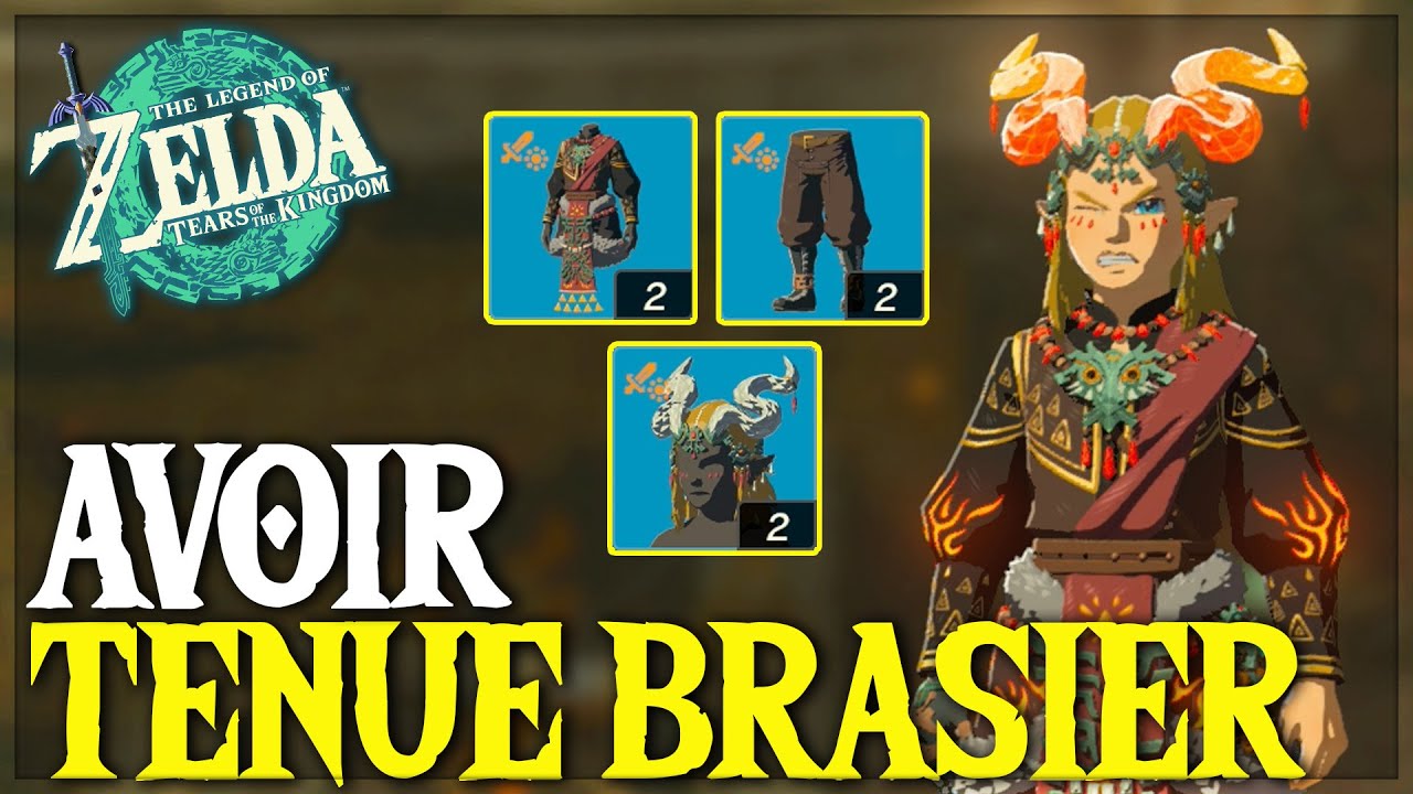 Comment D&eacute;bloquer la TENUE BRASIER dans Zelda Tears of The Kingdom - TUTO ZELDA TOTK